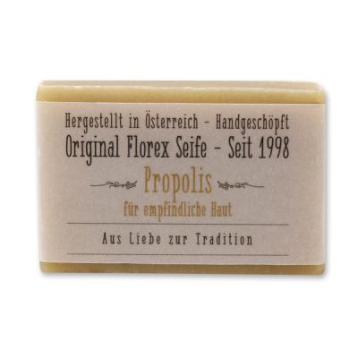 Spezialseife kaltgerührt 100g transparentes Papier, Propolis 