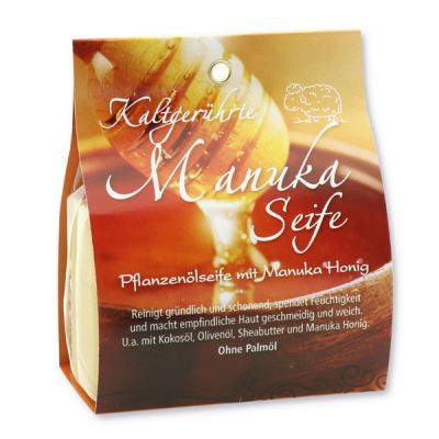 Spezialseife kaltgerührt 90g Papier-Tasche, Manuka Honig 