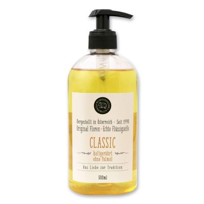 Real liquid vegetable oil soap with sheep milk 500ml, Classic 