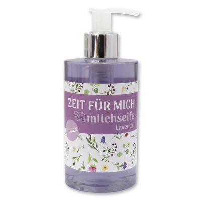 Flüssigseife mit Schafmilch 250ml im Spender "Zeit für mich", Lavendel 