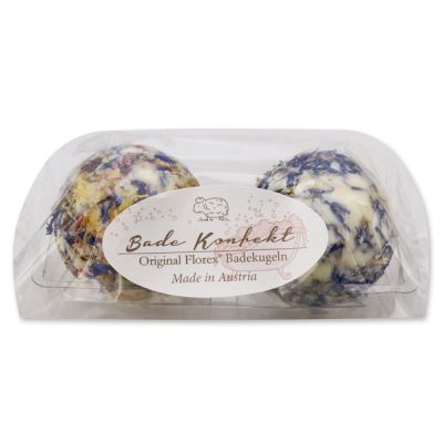 Badebutter-Kugel mit Schafmilch 50g in Cello, 2er Set 