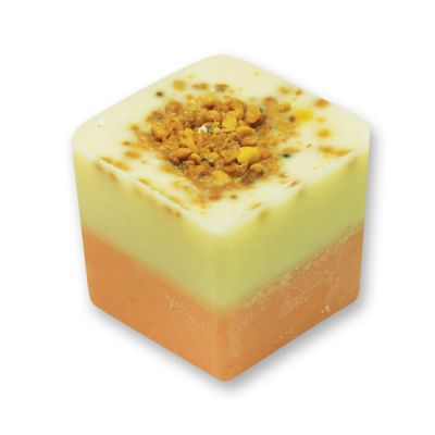 Badebutter-Würfel mit Schafmilch 50g, Honig/Orange 