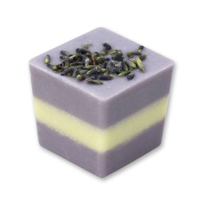 Badebutter-Würfel mit Schafmilch 50g, Lavendel 