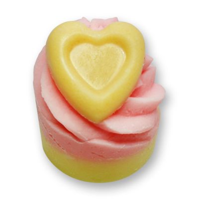 Badebutter-Twist mit Schafmilch 50g, Herz/Blaubeere-Granatapfel 
