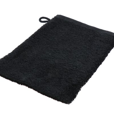 Waschlappen 16 x 21 cm, schwarz 