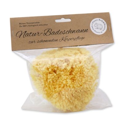 Naturschwamm ca. 16cm verpackt in Cello mit Karterl 
