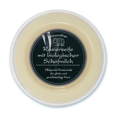 Rasierseife mit Schafmilch in Dose 100g, für Herren 