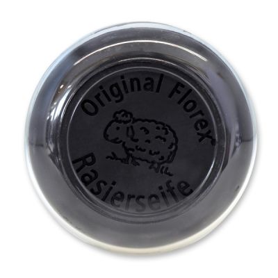 Shaving soap black with sheep milk 100g in a box 