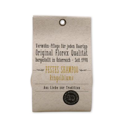 Hard shampoo 60g round packed in a bag, Marigold 