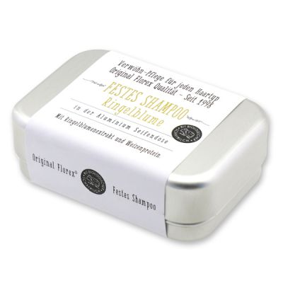 Solid shampoo square 100g in a can, Marigold 