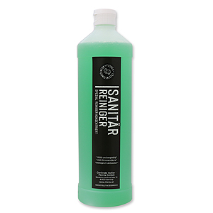 Sanitary cleaner 1l with label "Black Edition" 