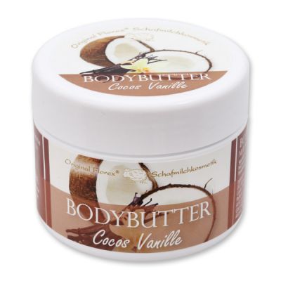 Body butter with organic sheep milk 125ml, Coco vanilla 