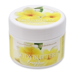 Body butter with organic sheep milk 125ml, Frangipani 