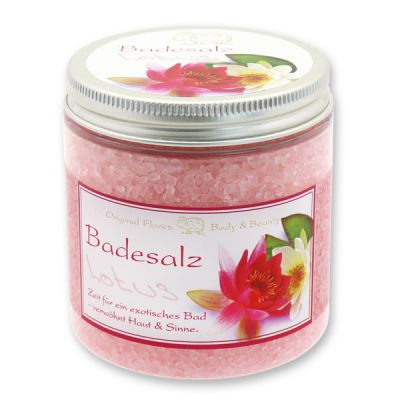 Badesalz 300g in der Dose modern, Lotus 