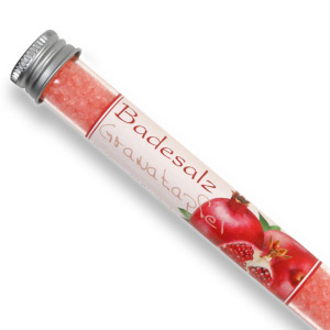 Badesalz 30g in der Phiole, Granatapfel 