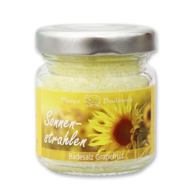 Badesalz 60g im Glas "Sonnenstrahlen", Grapefruit 