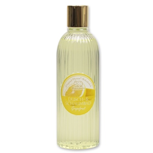Dusch- & Schaumbad mit biologischer Schafmilch 330ml in der Flasche, Grapefruit 