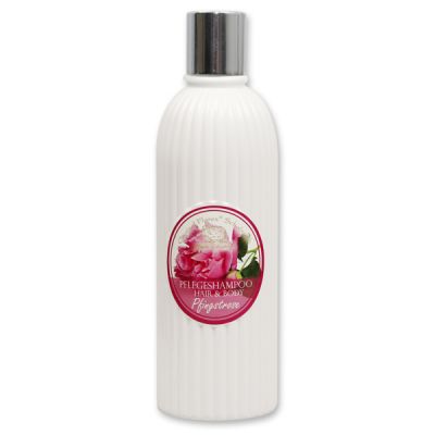 Shampoo hair&body with organic sheep milk 330ml in the bottle, Peony 