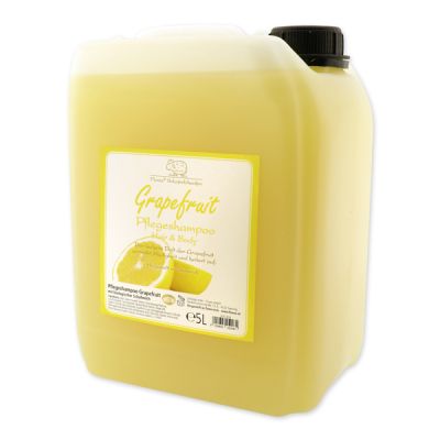 Pflegeshampoo Hair&Body mit biologischer Schafmilch Nachfüller 5L im Kanister, Grapefruit 