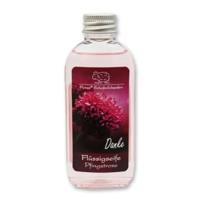 Flüssigseife mit Schafmilch 75ml "Danke", Pfingstrose 