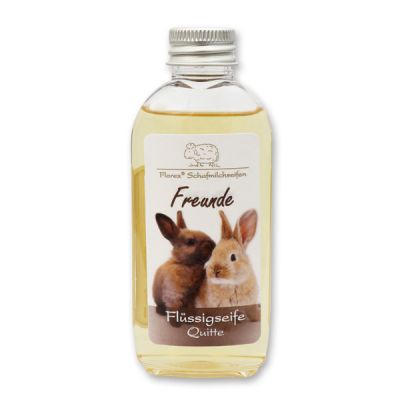 Liquid sheep milk soap 75ml "Freunde", Quince 