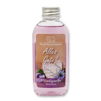 Flüssigseife mit Schafmilch 75ml "Alles Gute", Veilchen 