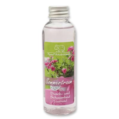Dusch- und Schaumbad mit Schafmilch 75ml "Sommertraum", Lavendel 
