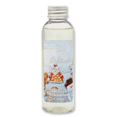 Shower- and foam bath with sheep milk 75ml "Duftende Winterzeit", Classic 