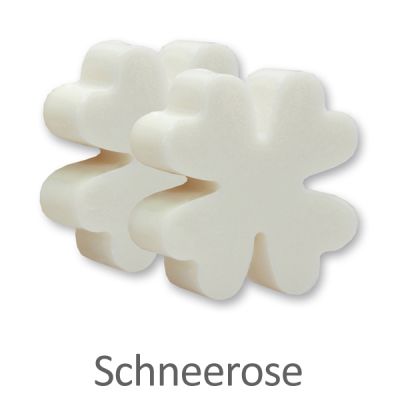 Sheep milk soap cloverleaf midi 25g, Christmas rose white 