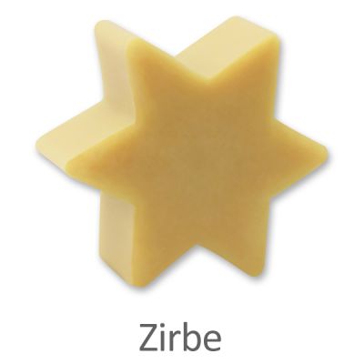 Schafmilchseife Stern klein 80g, Zirbe 