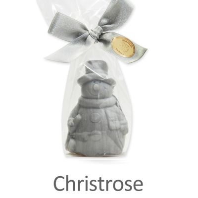 Schafmilchseife Schneemann 45g in Cello, Christrose 