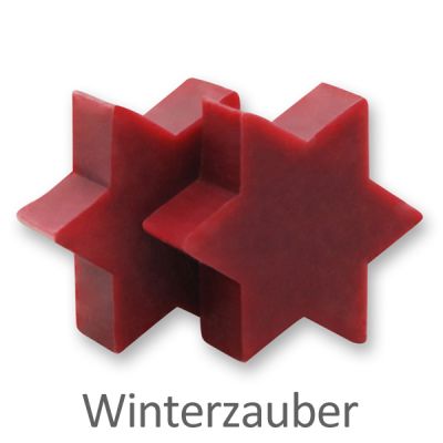 Schafmilchseife Stern midi 20g, Winterzauber 