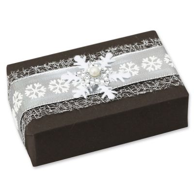 Sheep milk soap 150g "present", Christmas rose 
