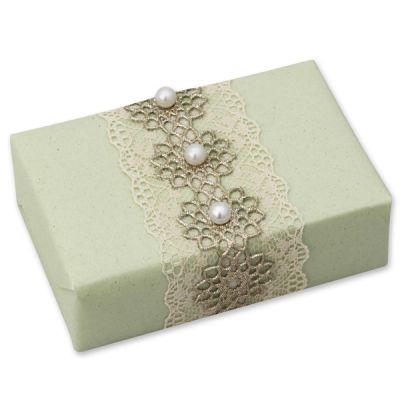 Schafmilchseife eckig 150g "Geschenkpäckchen", Olivenöl 