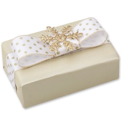 Schafmilchseife eckig 150g "Geschenkpäckchen", Mandelöl 